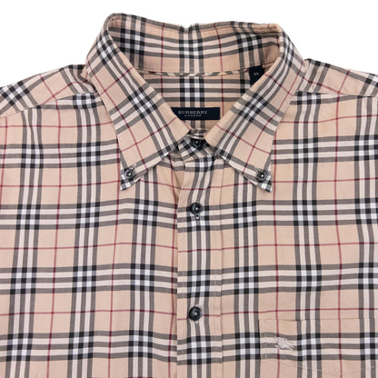 Vintage 2000s Burberry Nova Check Long Sleeve Button Up Shirt Size XL | XL, Multicoloured