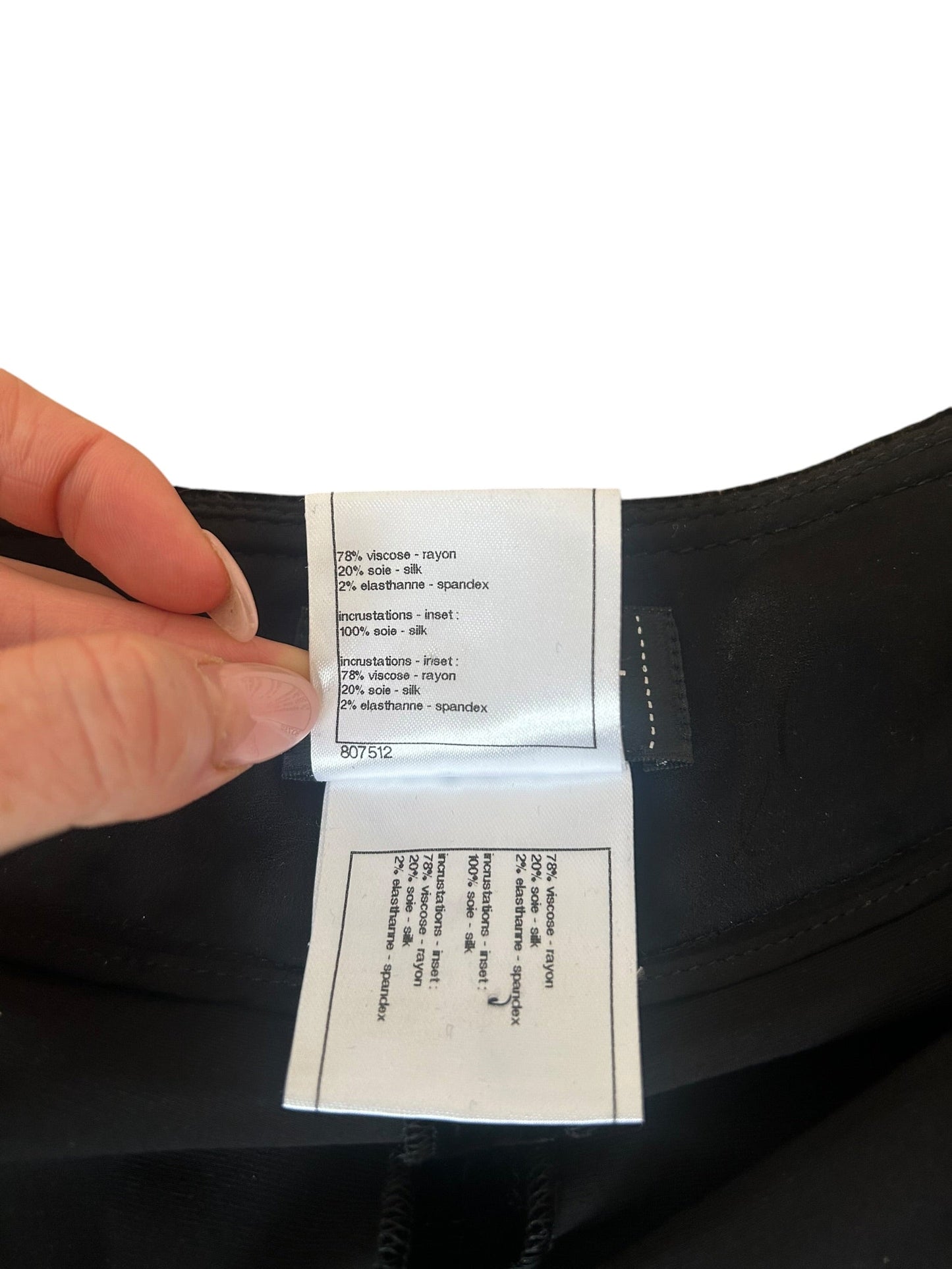Chanel Velvet Trousers | O/S, Black