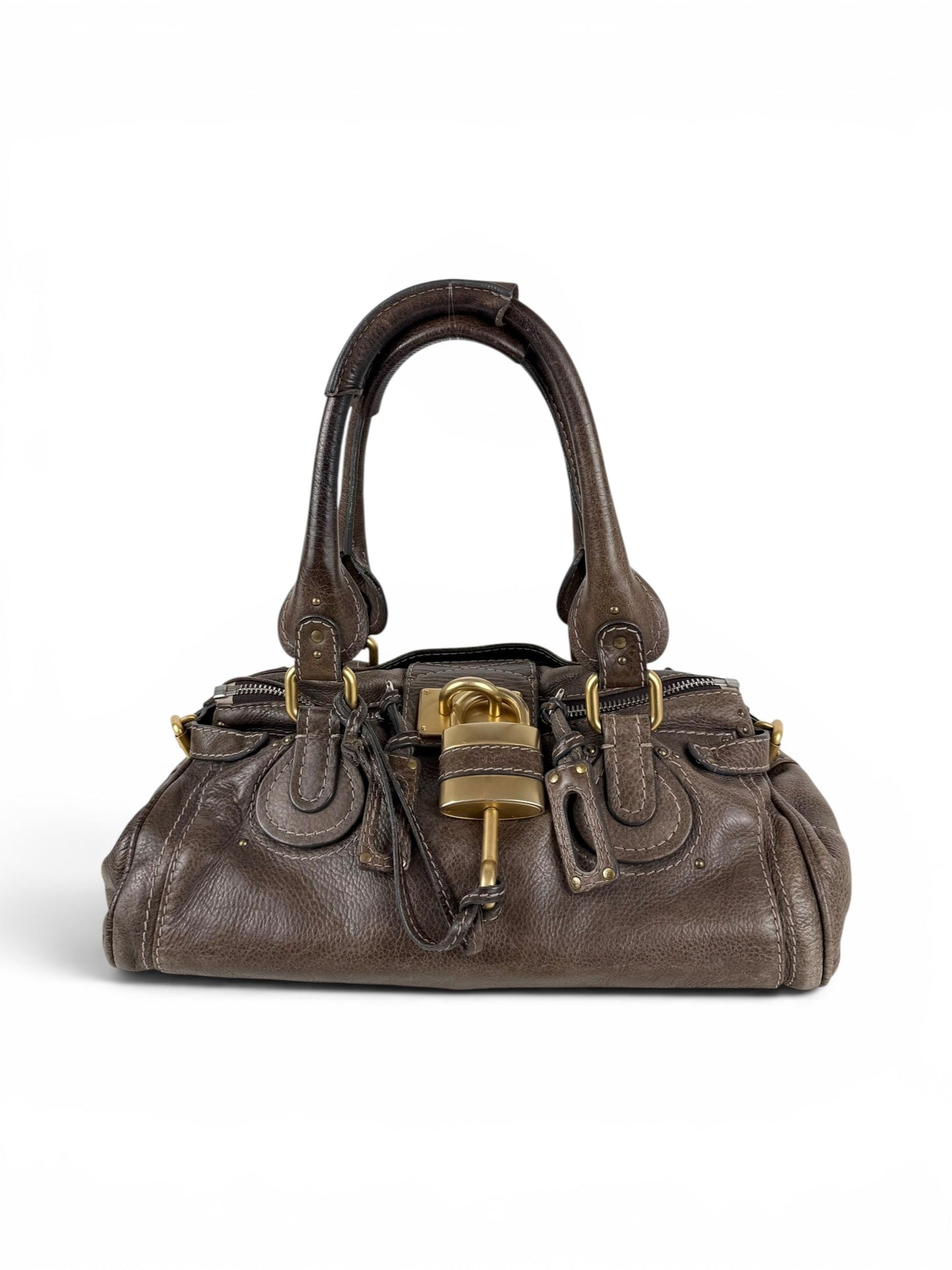 2009 Chloe Paddington Brown Leather Handbag GHW | O/S, Multicoloured