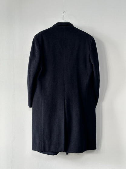 Vintage Wool Cashmere Double Breasted Coat - XXL