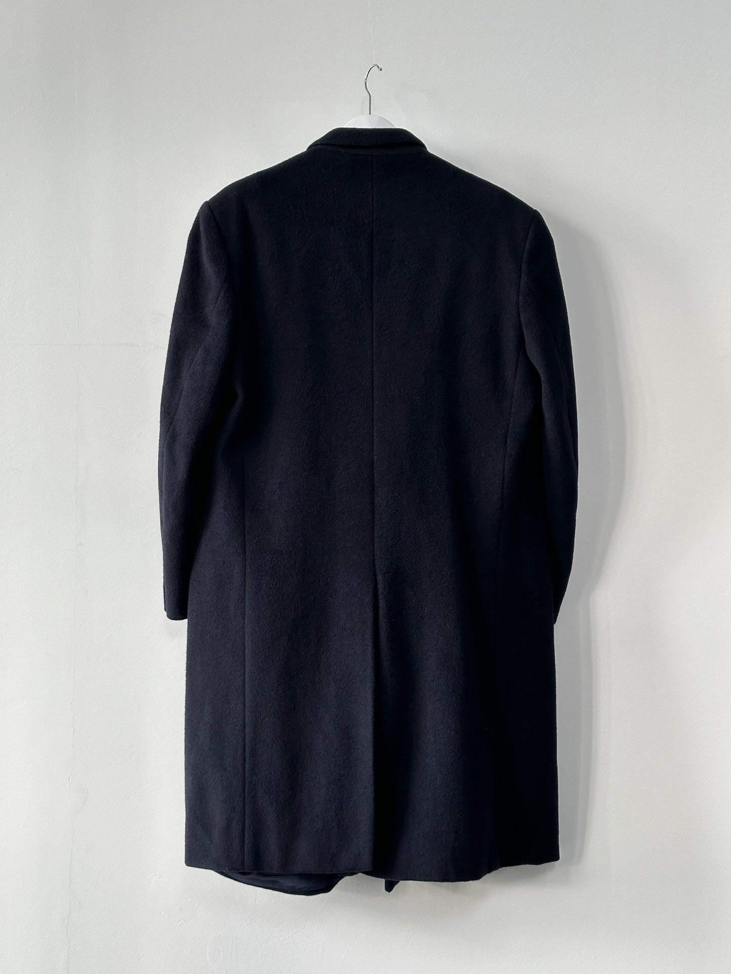 Vintage 1990s Wool Cashmere Double Breasted Coat - XXL
