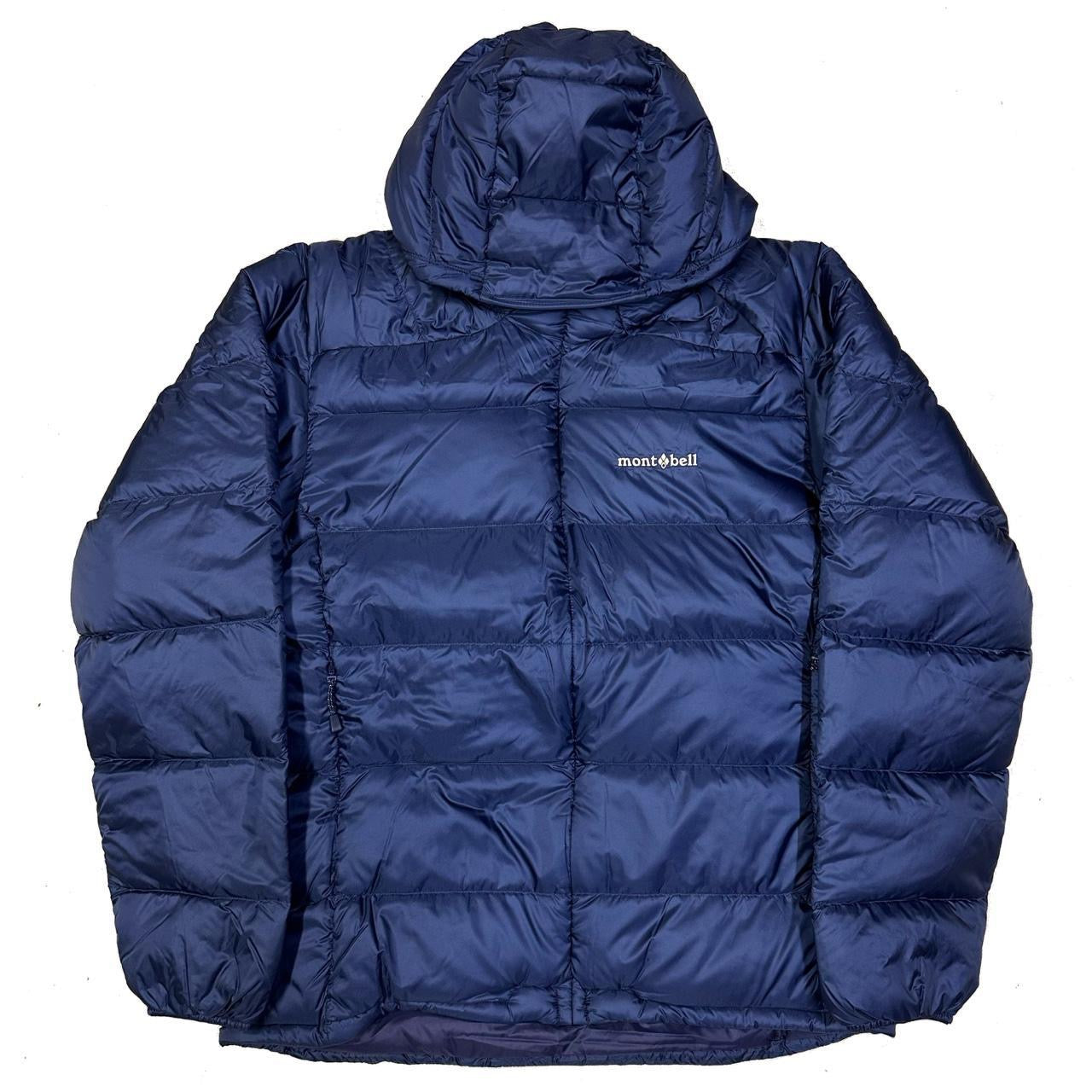 Montbell Light Alpine Down Puffer Jacket In Navy Blue ( L )