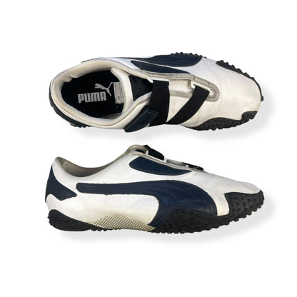 2000's Puma Mostro Leather White/Navy (UK8) | Default Title, Multicoloured