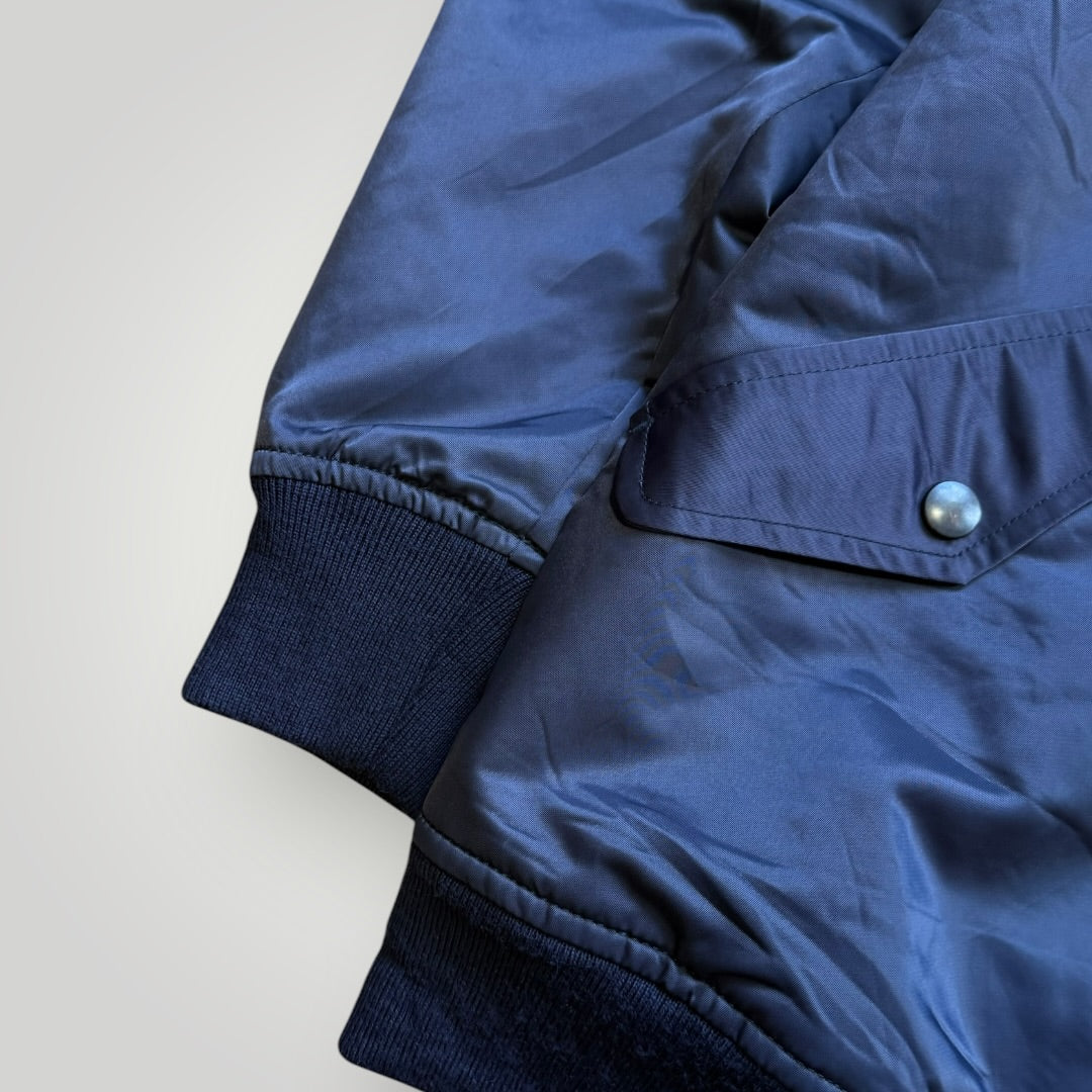 AW/10 Beams x S Double Bomber Jacket S | O/S, Navy