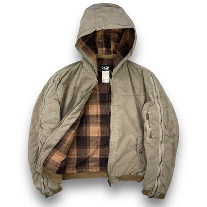 2003 Dolce & Gabbana Cargo Zip Jacket (L) | Default Title, Brown