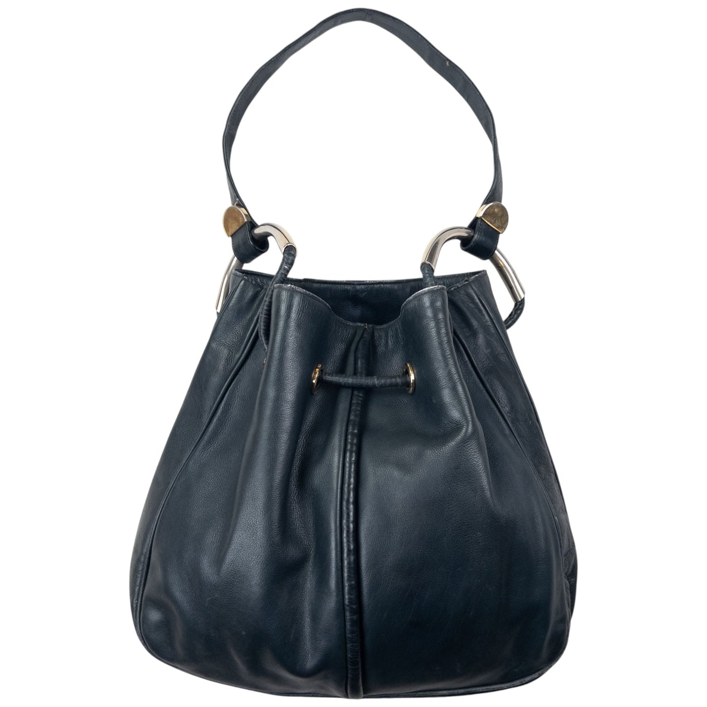 Vintage Gucci Leather Bucket Bag