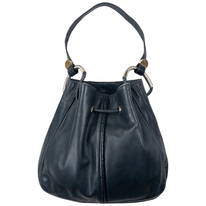 Vintage Gucci Leather Bucket Bag