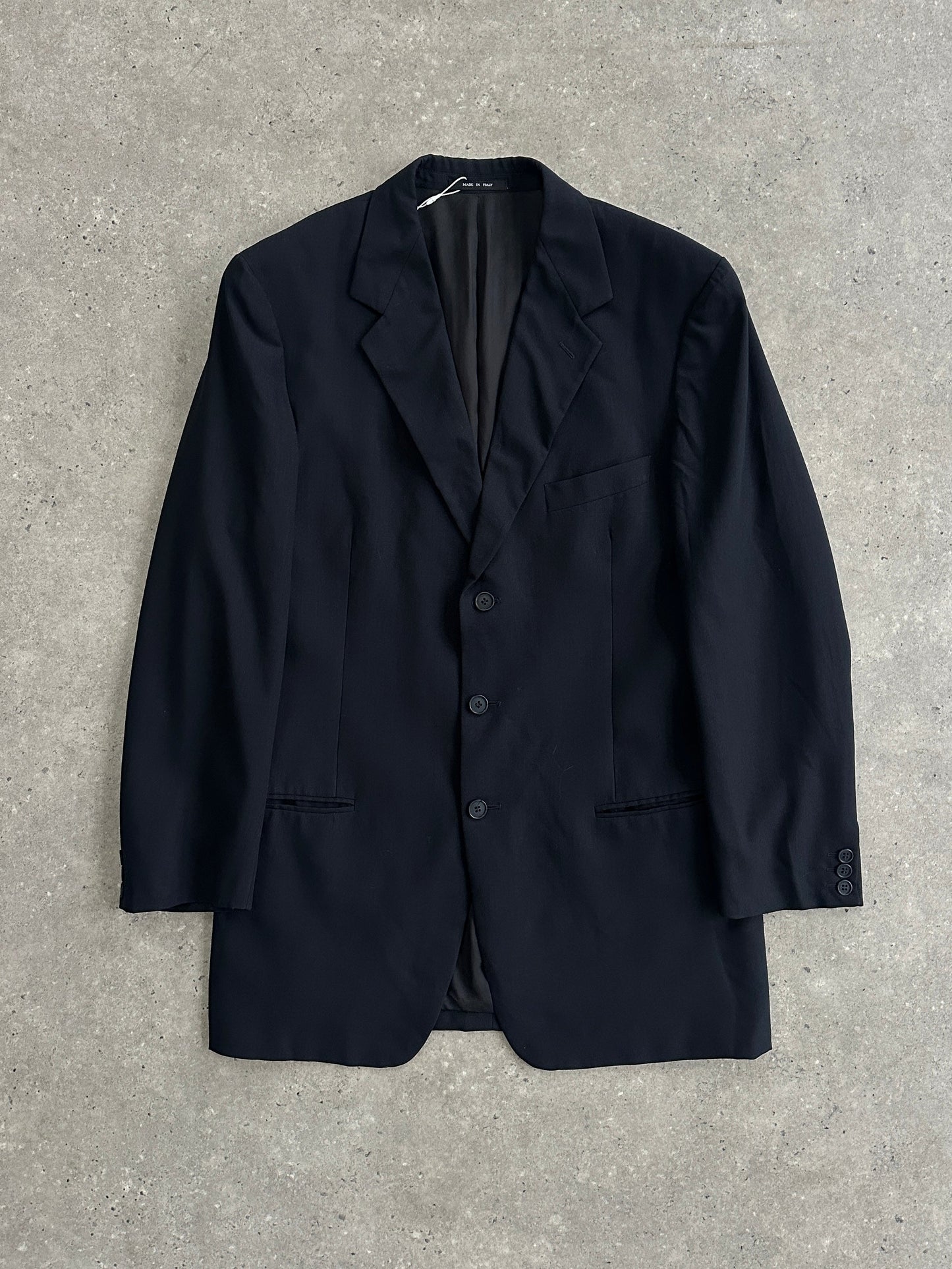 Emporio Armani Pure Wool Single Breasted Blazer - XL