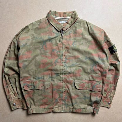 S/S1990 Ice Camouflage Harrington Style Bomber