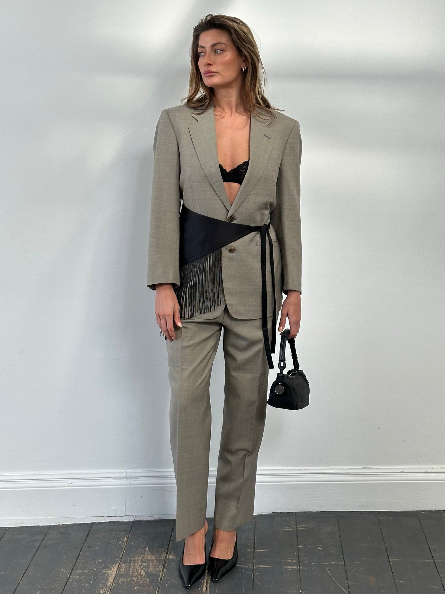Burberry 1990s Pure Wool Single Breasted Suit - M/W32
