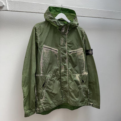 Stone Island Pixel Reflective Jacket Green (L) | Large, Green
