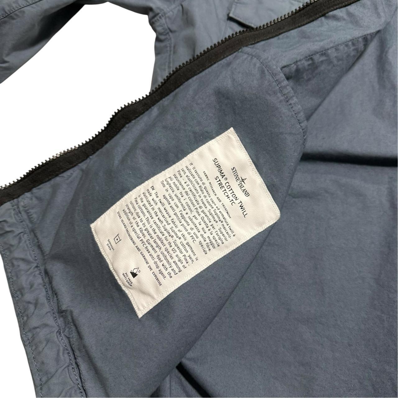 Stone Island Cotton Twill Jacket | Medium, Slate Grey