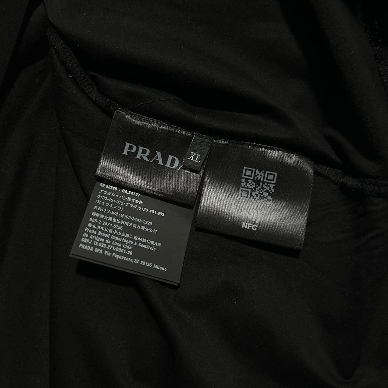 Prada Black Side Logo T-Shirt - Known Source