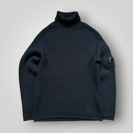 C.P. Company Lana Wool Ribbed Turtle Neck Knit 48 / S