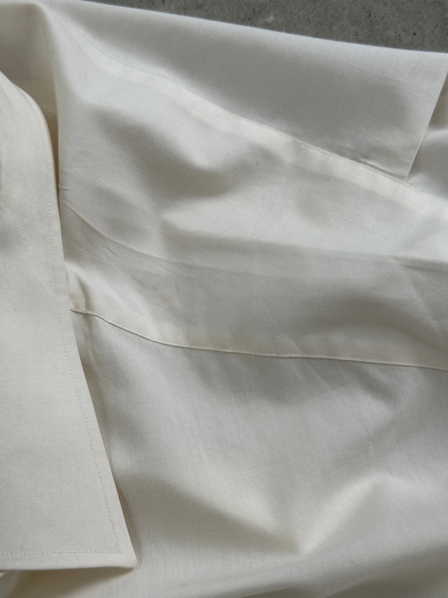 Yves Saint Laurent Pour Homme 2000s Cotton Short Sleeve Logo Shirt - L/XL