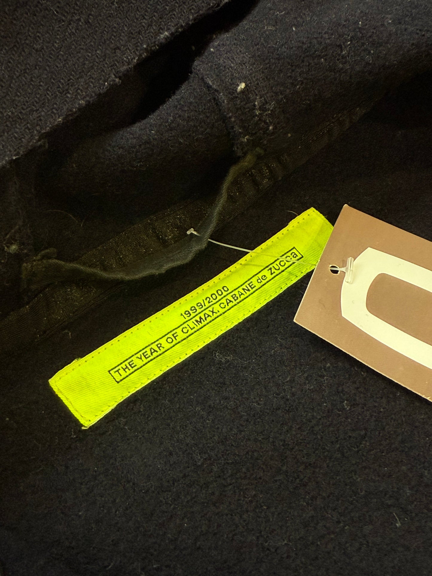 Cabane de Zucca by Issey Miyake 1999/2000 Wool Overcoat XL