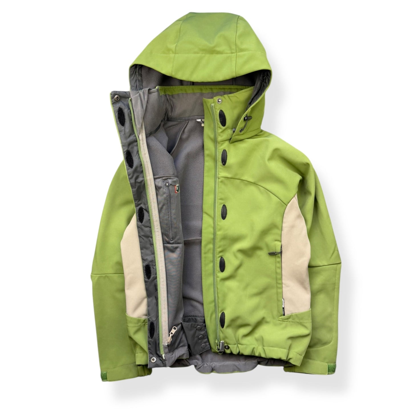 2006 Salomon Softshell Smart Skin Jacket (M) | Default Title, Beige