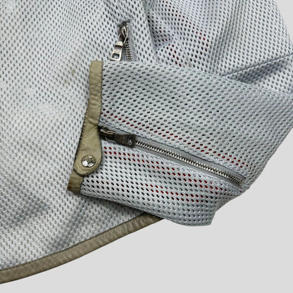 Prada Sport SS00 Technical Mesh Moto Jacket - IT46 | Small, Blue
