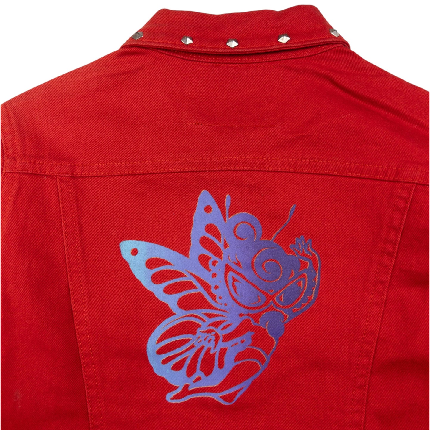 Vintage Hysteric Glamour Studded Fairy Denim Jacket Womens Size XS