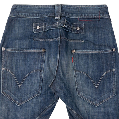 Vintage 2000s Levi's Engineered Garments Denim Jeans Size W27 | W27, Multicoloured