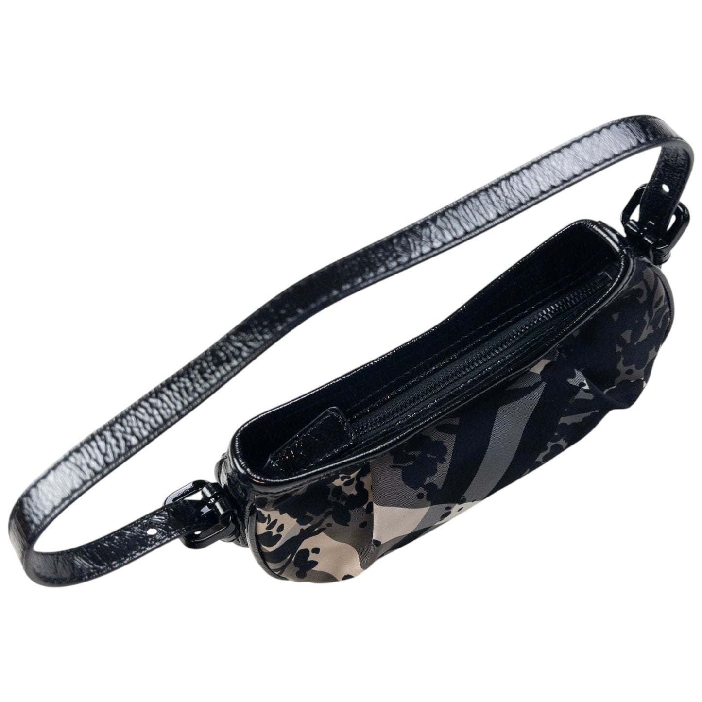 Vintage Burberry Floral Nova Check Shoulder Bag