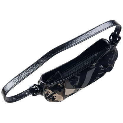 Vintage Burberry Floral Nova Check Shoulder Bag