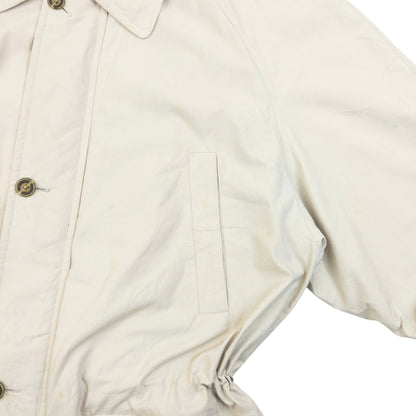 Vintage 90s Burberry Zip Up Jacket Size L | Large, Beige