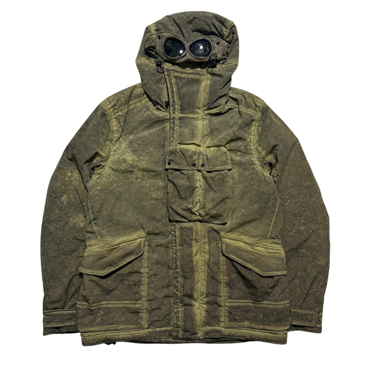 CP Company Re-Colour Goggle Jacket | Large, Olive