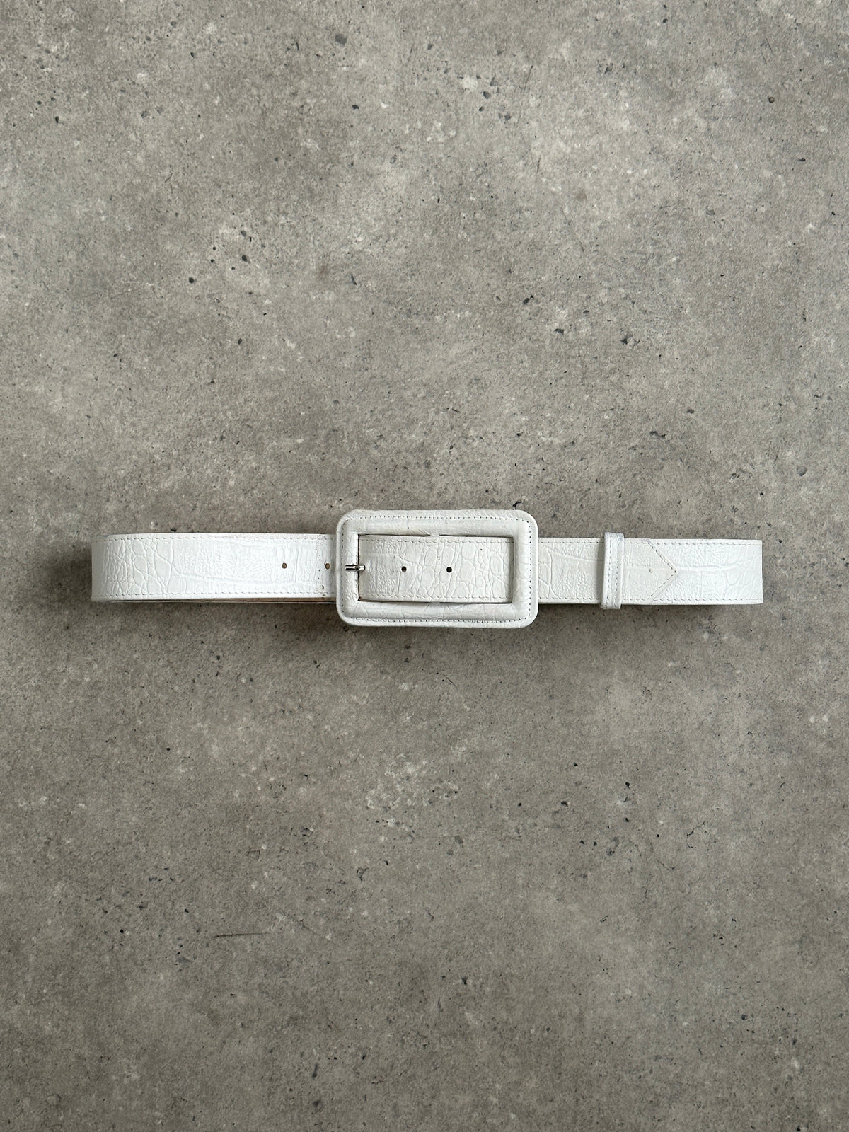 Jaeger 1990s Slim Leather Belt - W29-33