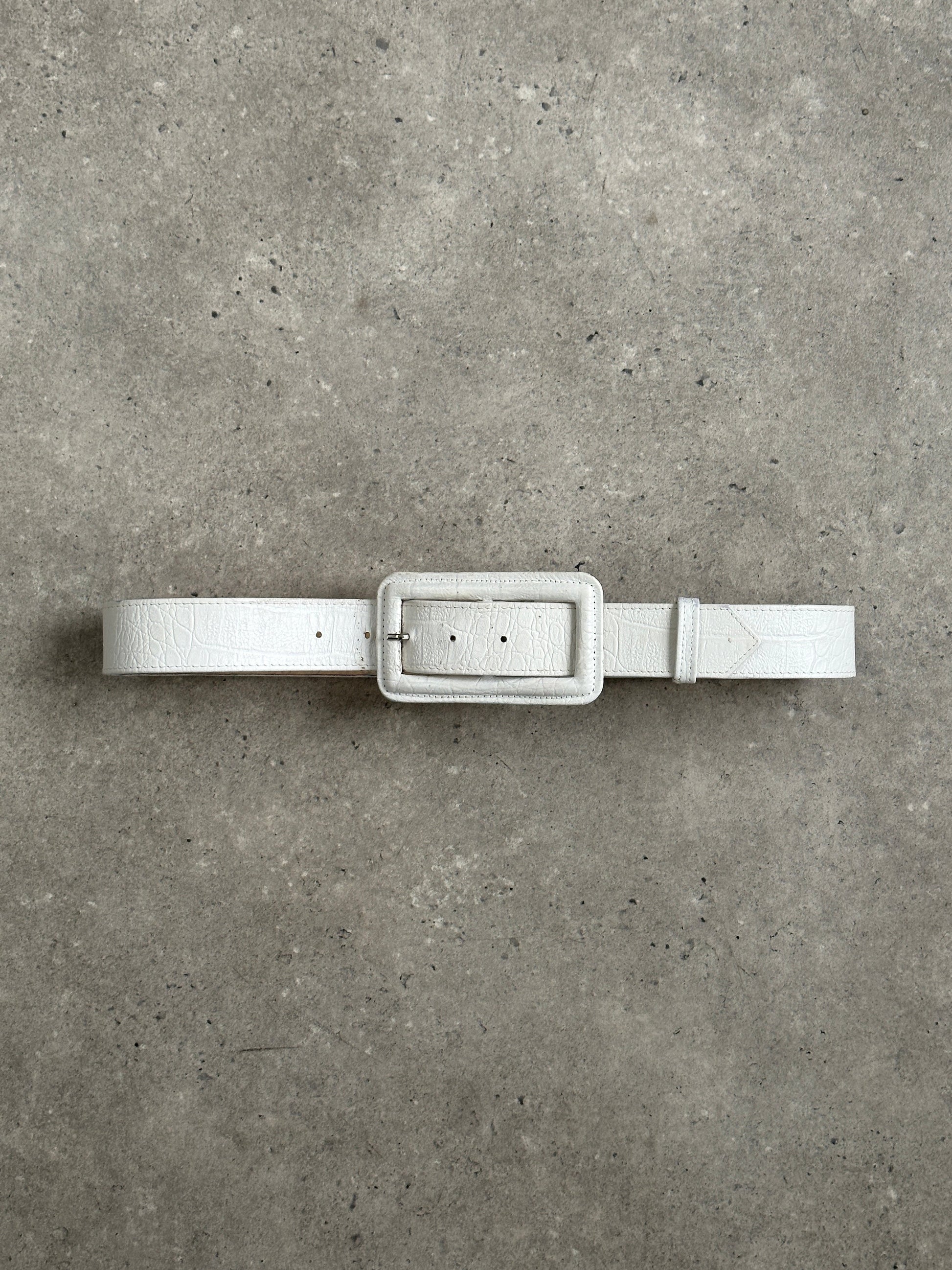 Jaeger 1990s Slim Leather Belt - W29-33