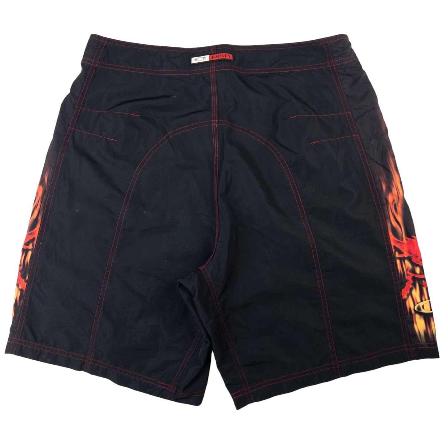 Vintage Oakley Flame Shorts Size W36