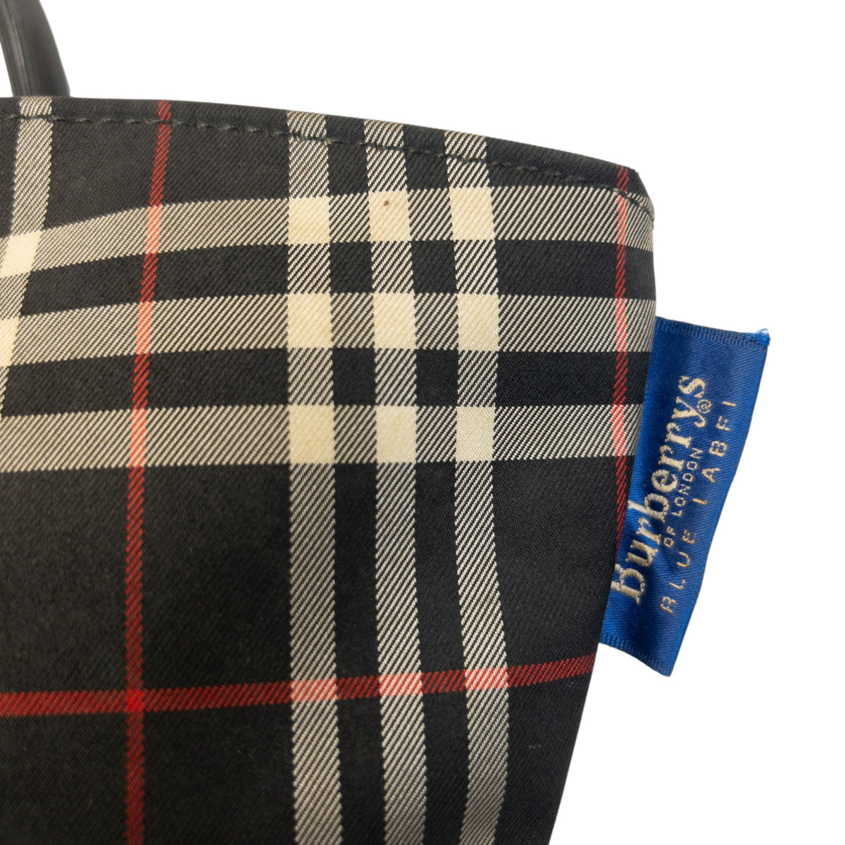 Vintage 2000s Burberry Blue Label Nova Check Handbag | O/S, Black
