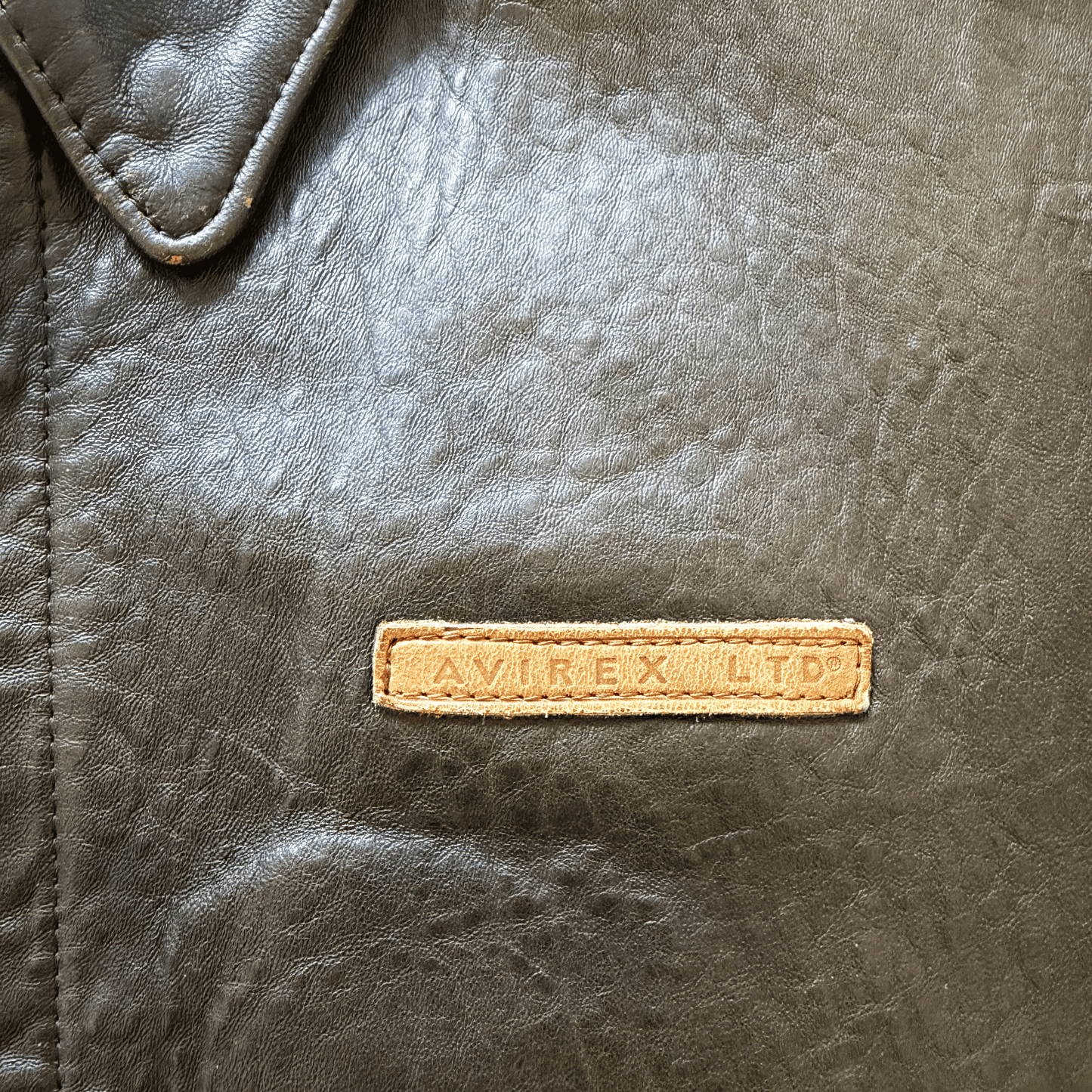 Avirex 'The K.O Kid' A2 Leather Flight Jacket - S / M | S / M, Red