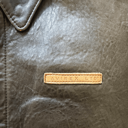 Avirex 'The K.O Kid' A2 Leather Flight Jacket - S / M | S / M, Red