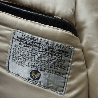 Avirex 'The K.O Kid' 1991 A2 Leather Flight Jacket - XS / S | S / M, Red