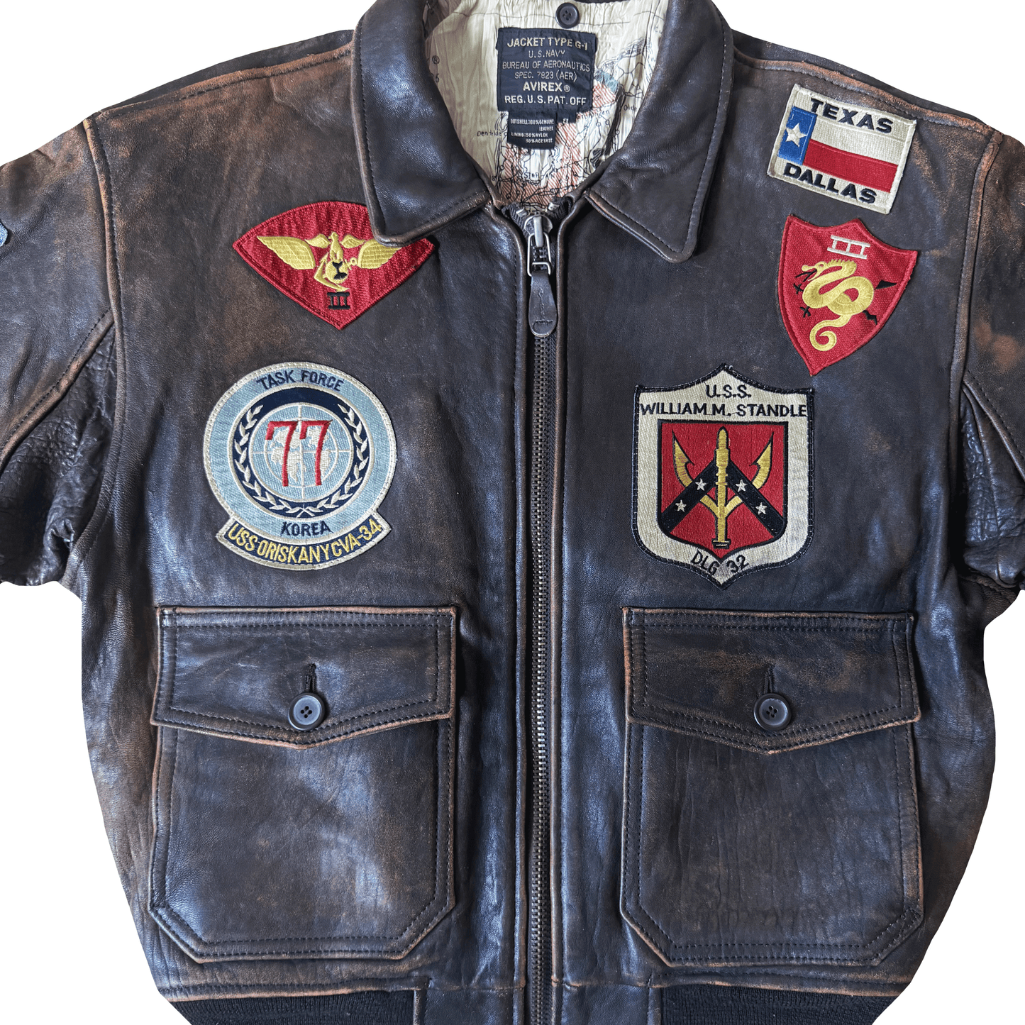 Avirex 1989 Top Gun G-1 Flight Jacket - S / M | S/M, Brown