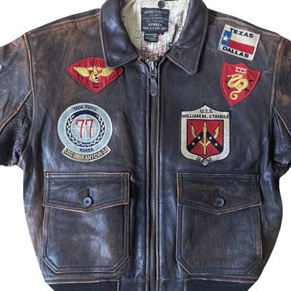 Avirex 1989 Top Gun G-1 Flight Jacket - S / M | S/M, Brown