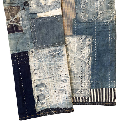 Boro Sashiko Distressed 501 Jeans - W36"