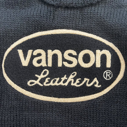 Vanson Leathers Skeleton Cowichan Jumper - M | Medium, Black and White