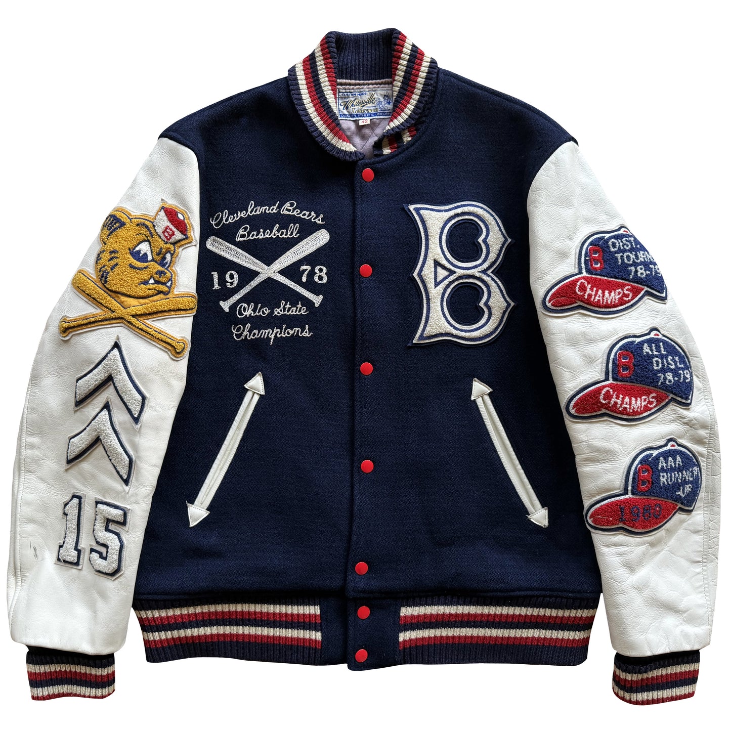 Whitesville 'Cleveland Bears' Varsity Jacket - XL