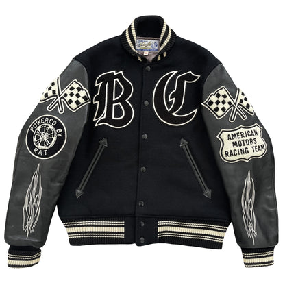 Whitesville Crank Busters Varsity Jacket - M | Medium, White