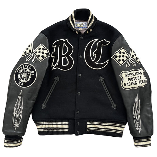 Whitesville Crank Busters Varsity Jacket - M | Medium, White