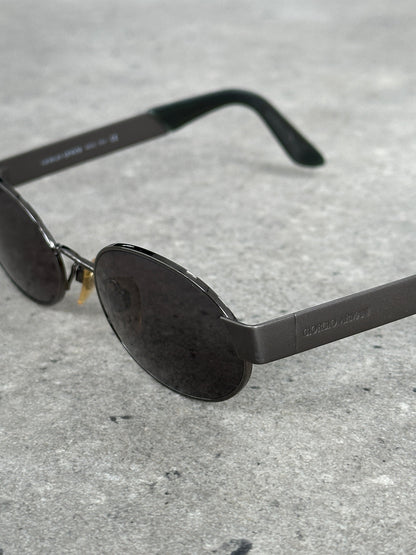 Giorgio Armani 1990s Oval Logo Sunglasses