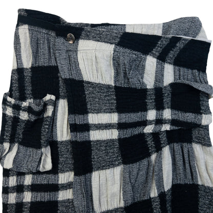 Vintage 90s Plantation By Issey Miyake Checkered Wrap Skirt Womens Size W32 | W32, Multicoloured