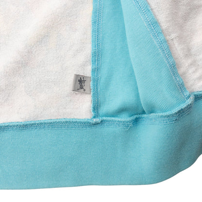 Vintage Stussy Sticker Pattern Zip Up Hoodie Size M