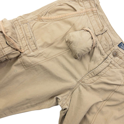 Vintage 2000s Ralph Lauren Polo Jeans Cargo Trousers Size W34 | W34, Beige