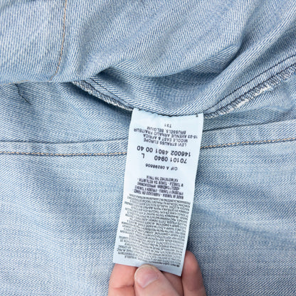 Vintage 2000s Levi's Engineered Garments Cropped Denim Jacket Size L | Large, Blue