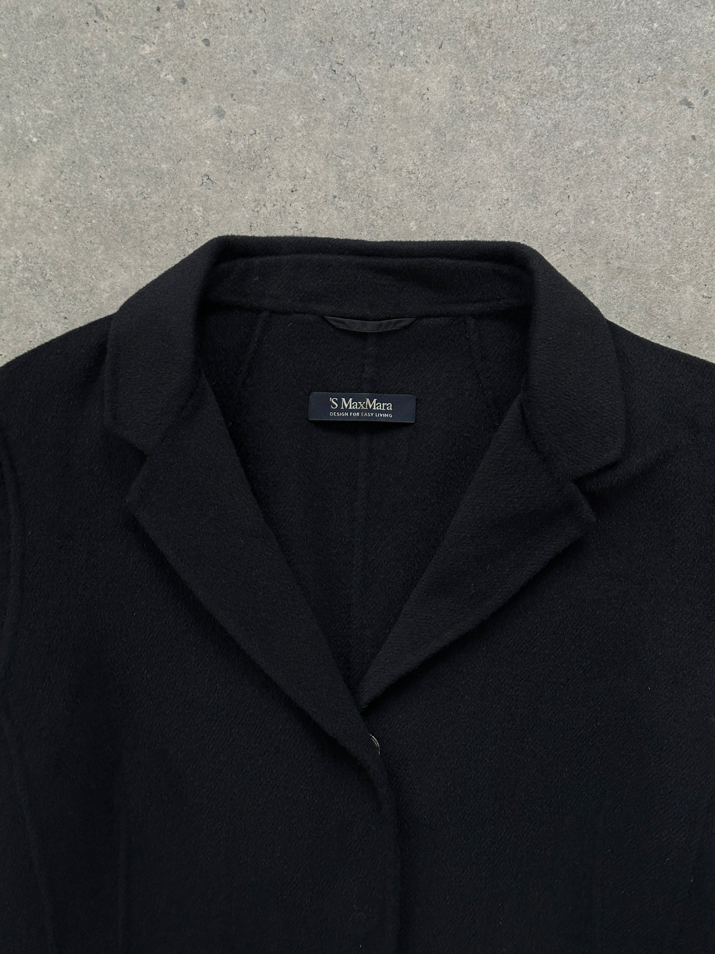 Max Mara ‘S Wool Double Faced Blazer - S/M