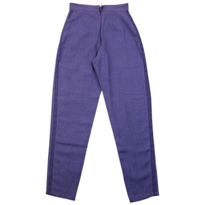 Vintage 90s Gianni Versace Versus Sleeveless Jacket & Trousers Set Womens Size XS | XS, Purple