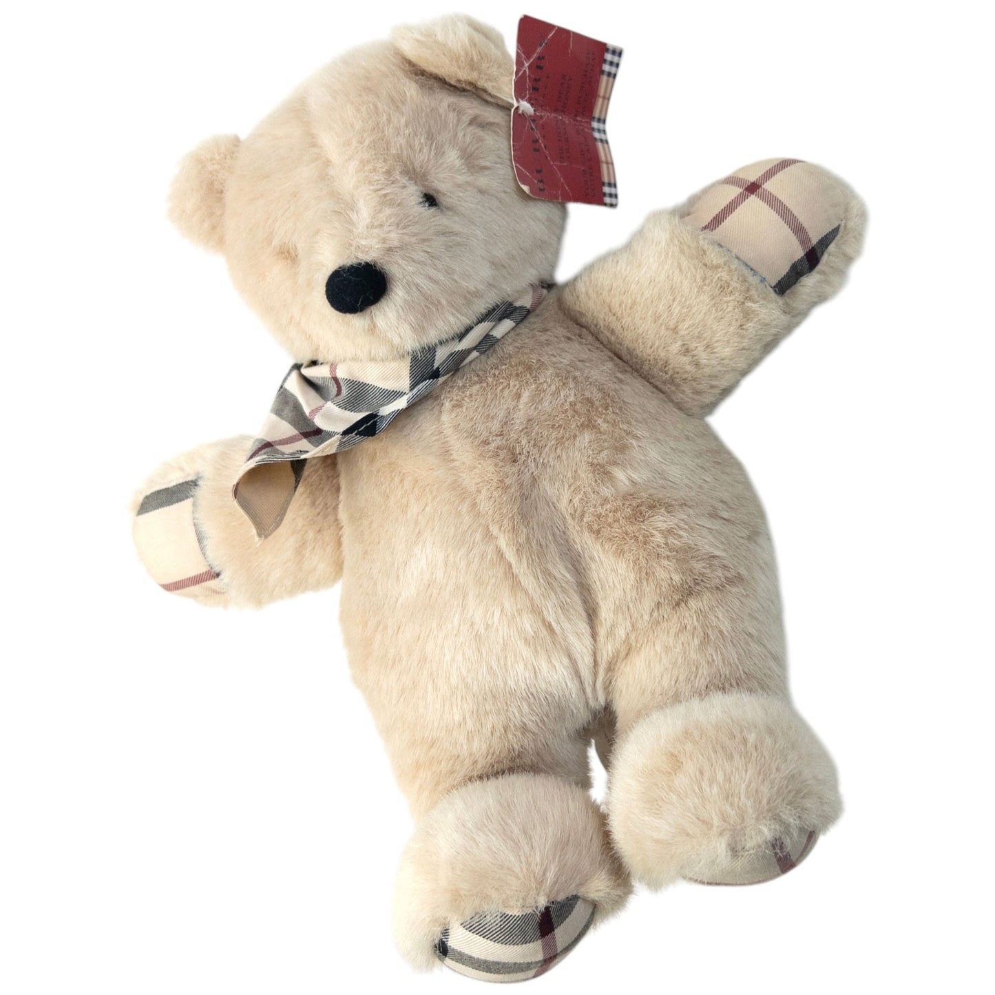 Vintage 2000s Burberry Nova Check Teddy Bear | O/S, Beige